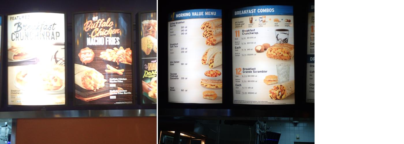 Taco Bell Menu
