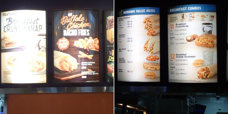 Taco Bell Menu