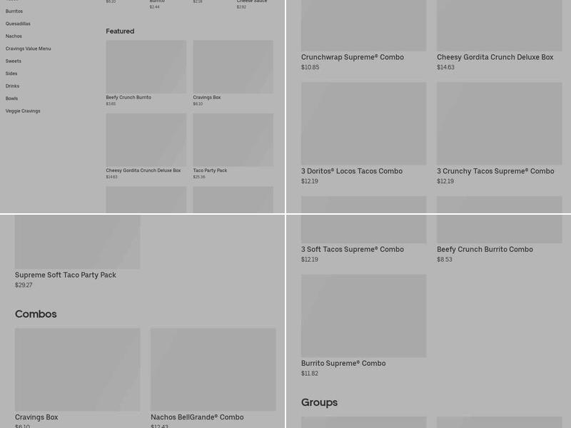 Taco Bell Menu
