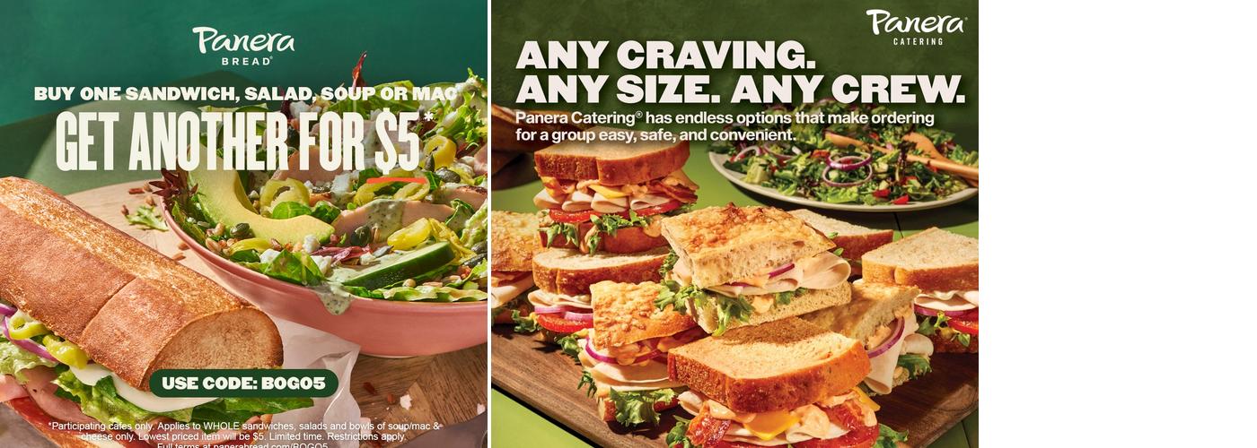 Panera Bread Menu
