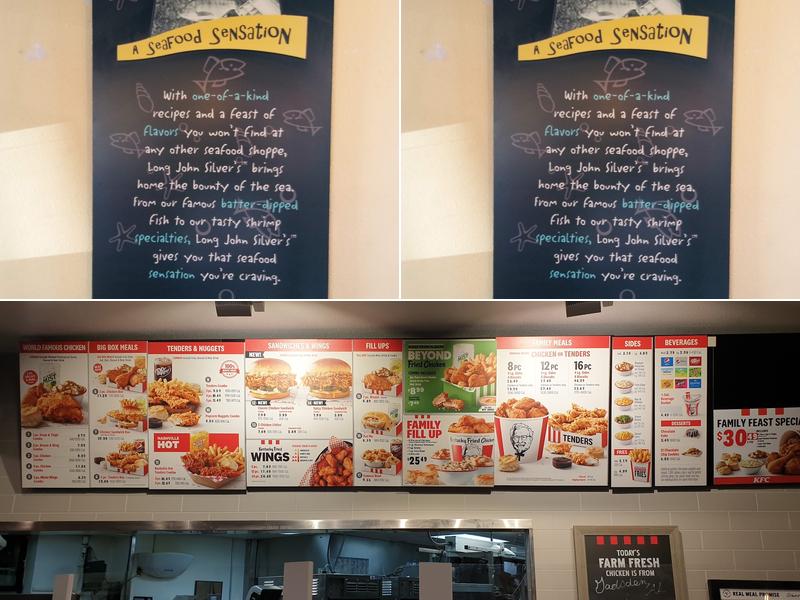KFC Menu