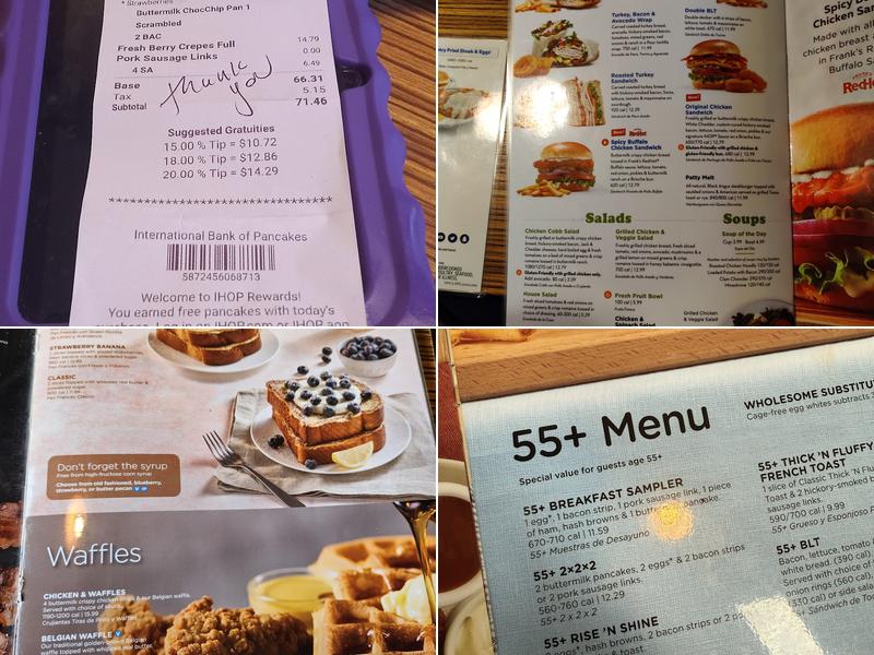 IHOP Menu