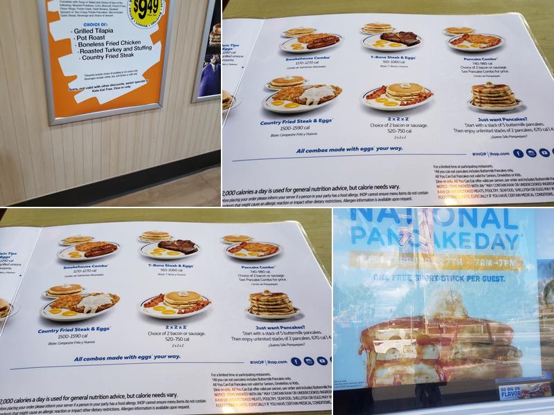 IHOP Menu