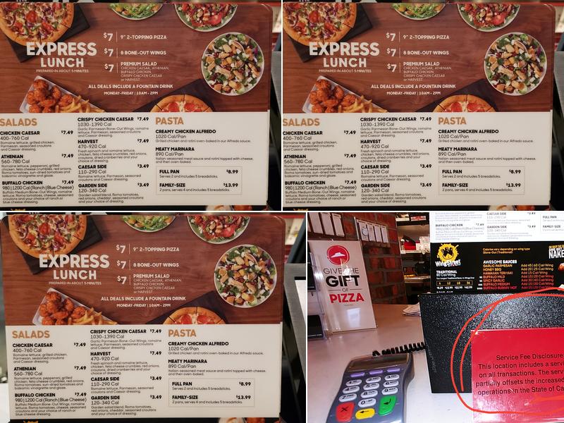 Pizza Hut Menu
