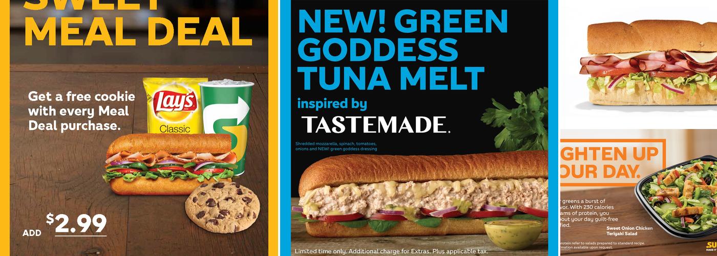 Subway Menu
