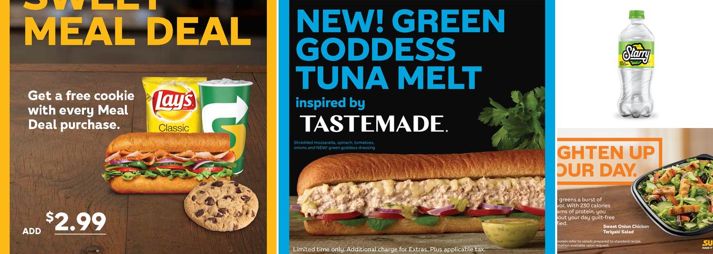 Subway Menu