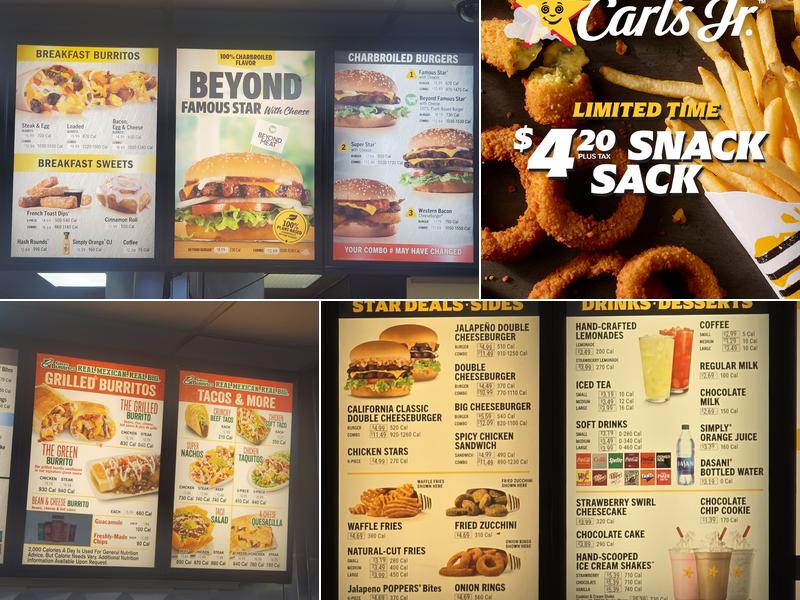 Carl’s Jr. Menu