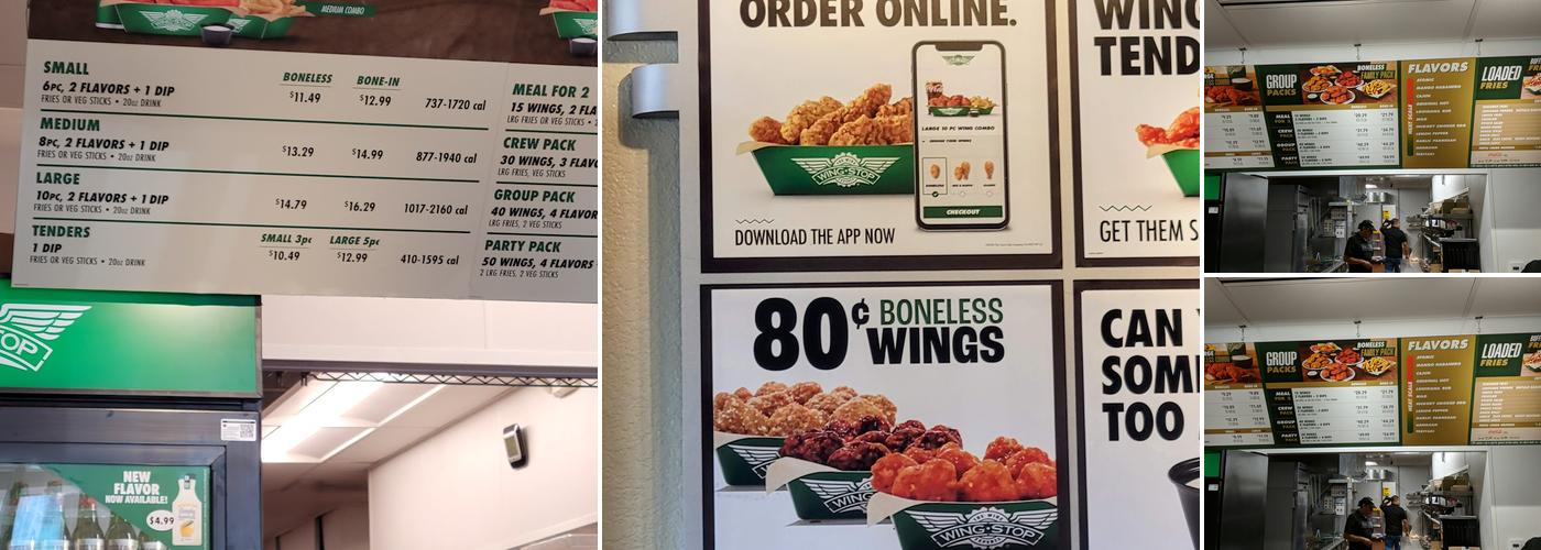 Wingstop Menu