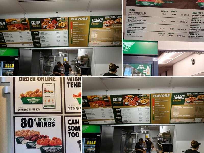 Wingstop Menu