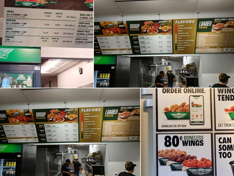 Wingstop Menu