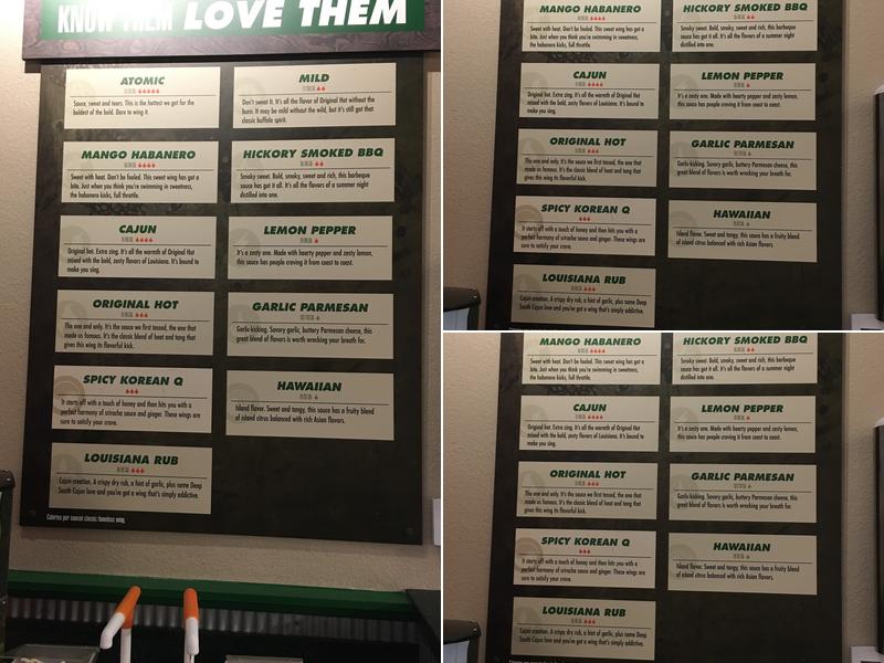 Wingstop Menu