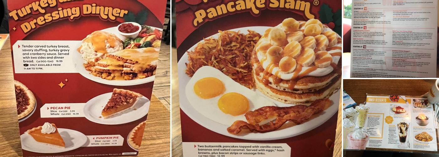 Denny's Menu