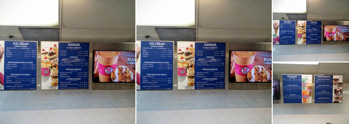 Baskin-Robbins Menu
