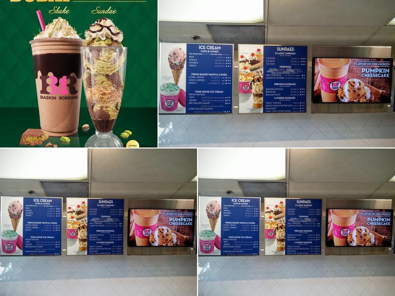 Baskin-Robbins Menu