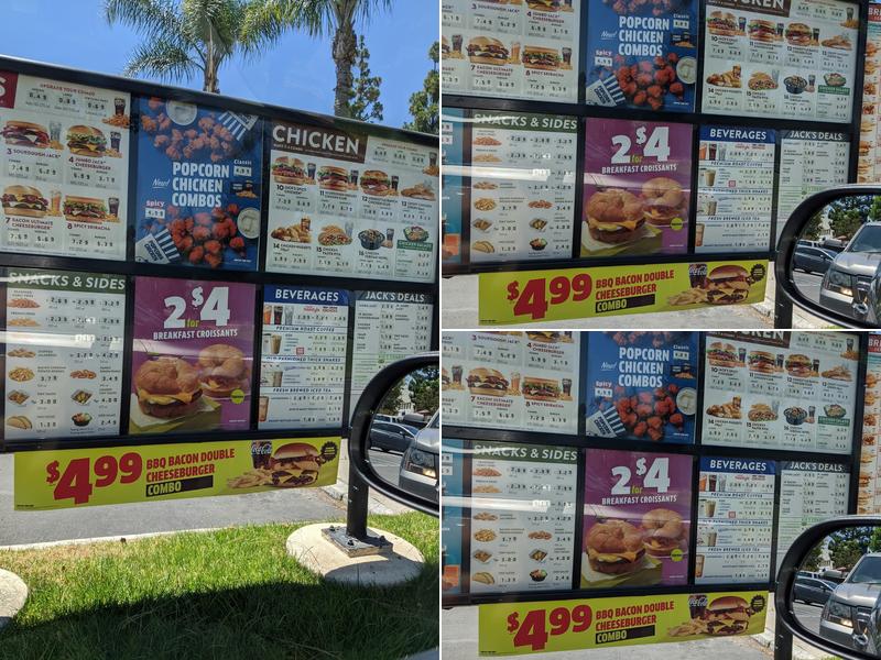 Jack in the Box Menu