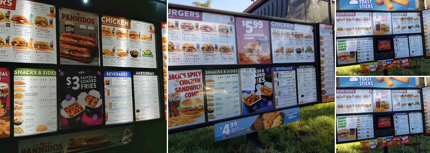 Jack in the Box Menu