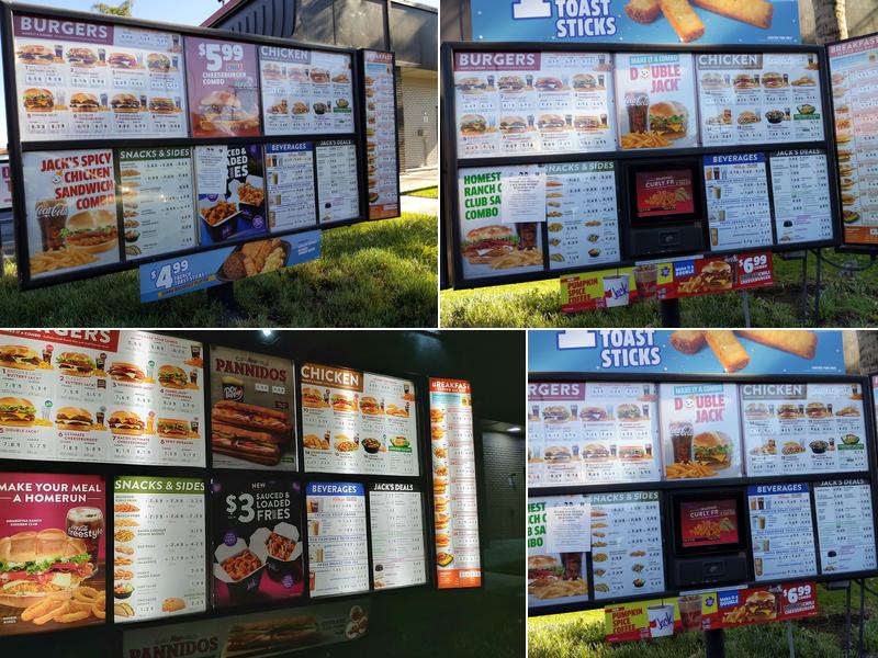 Jack in the Box Menu