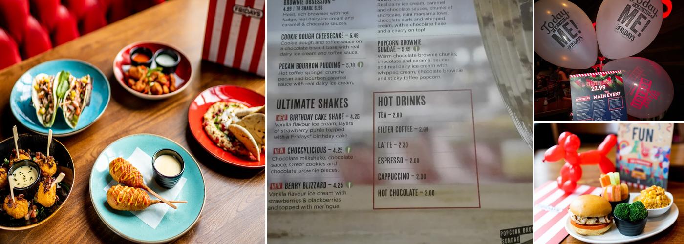 TGI Fridays - Gloucester Quays Menu
