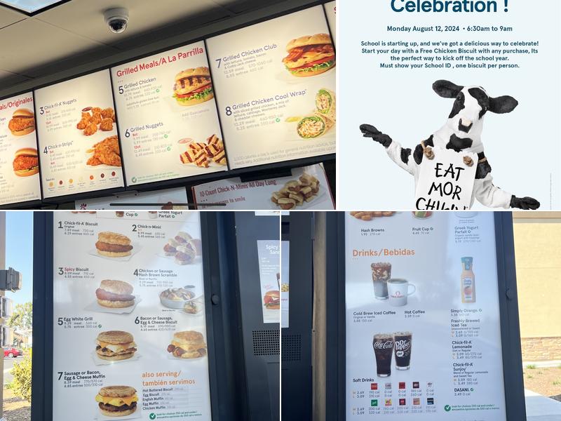 Chick-fil-A Menu