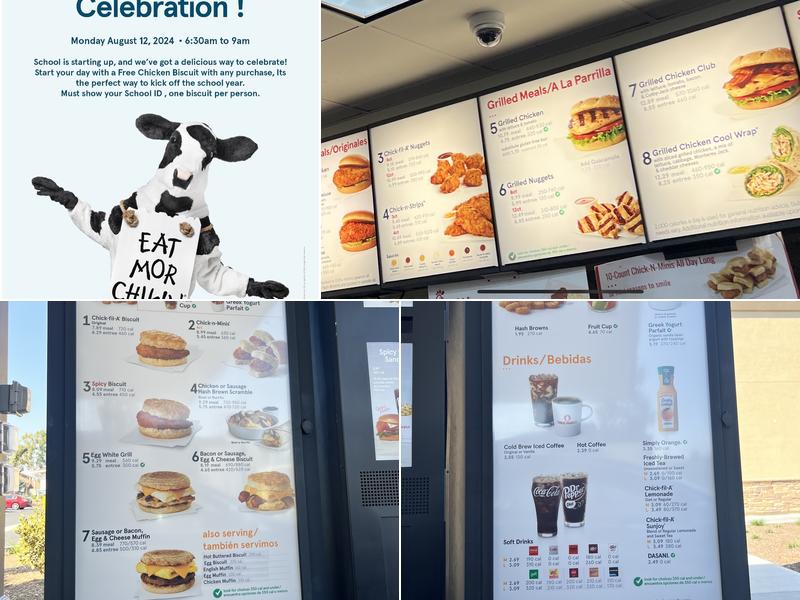 Chick-fil-A Menu
