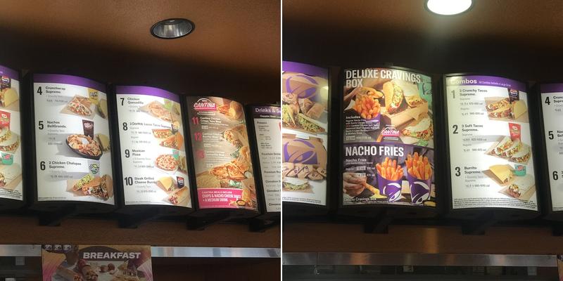 Taco Bell Menu