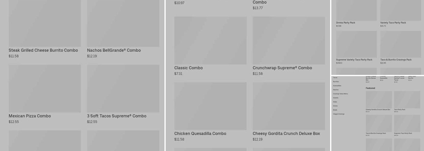 Taco Bell Menu