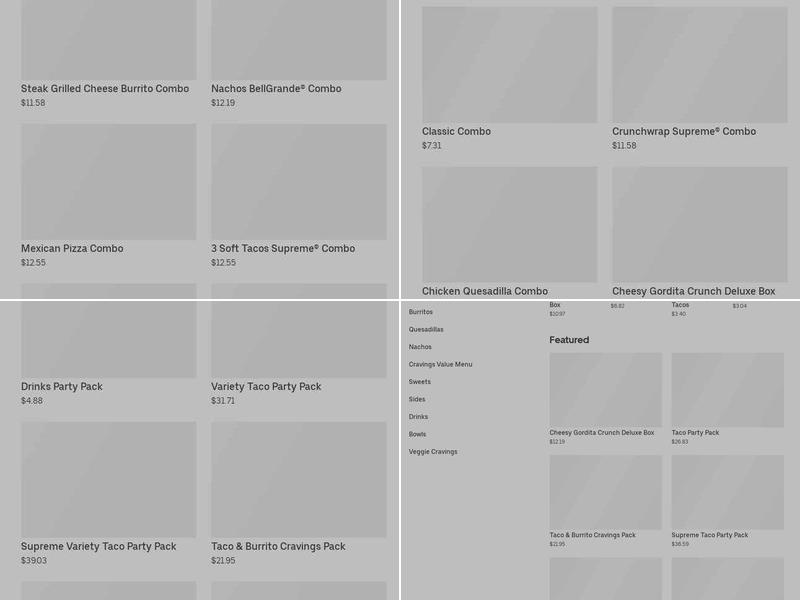 Taco Bell Menu