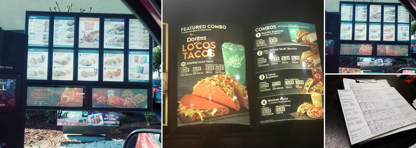 Taco Bell Menu