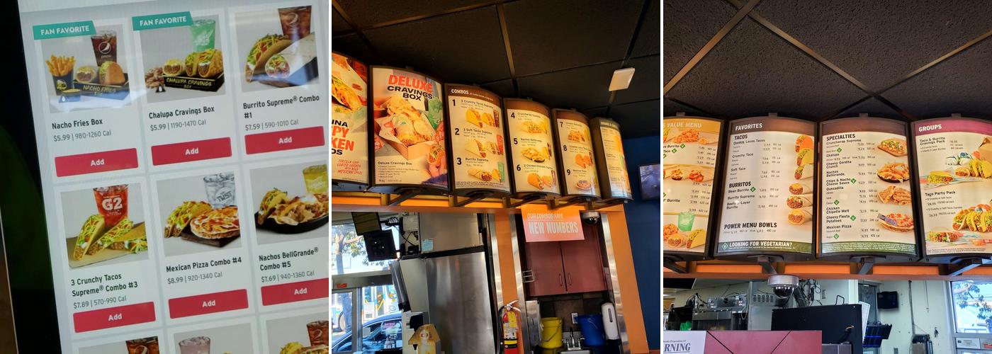 Taco Bell Menu