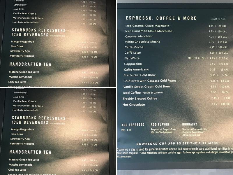 Rev Café Menu