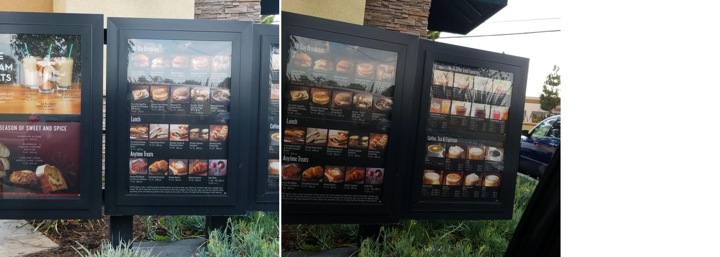 Starbucks Menu