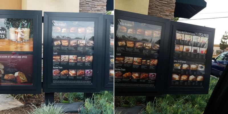 Starbucks Menu