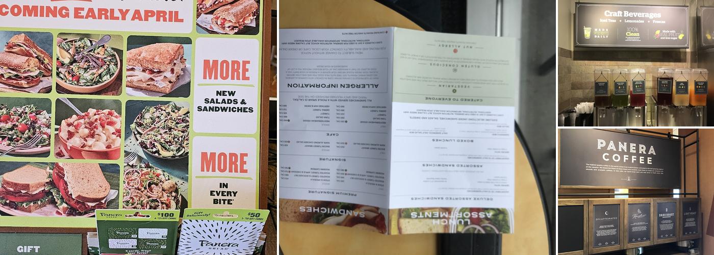 Panera Bread Menu