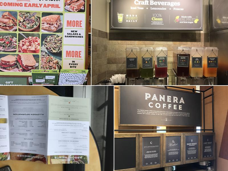 Panera Bread Menu