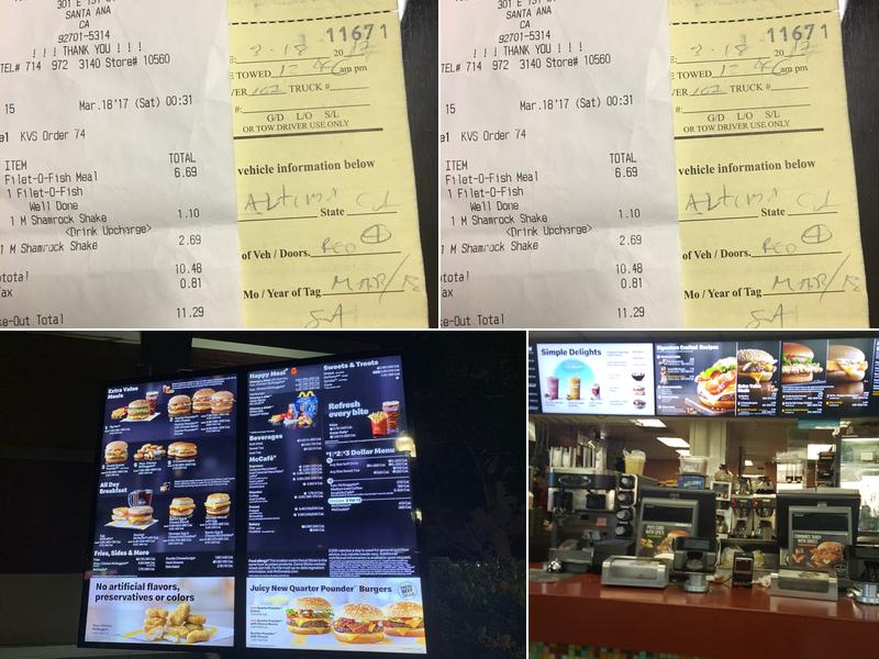 McDonald's Menu