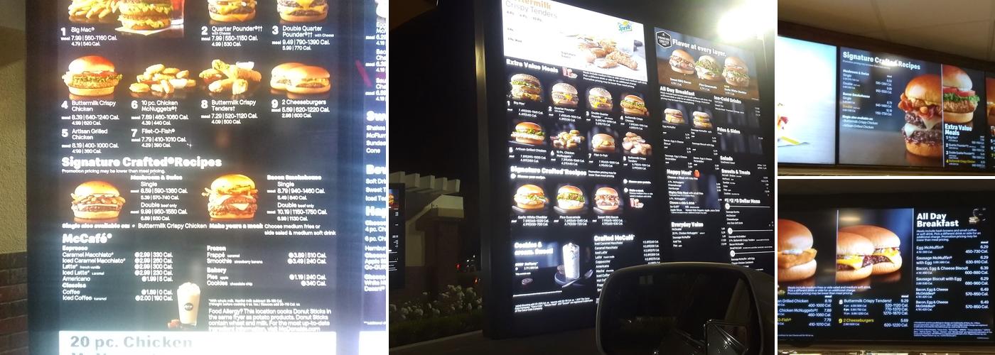 McDonald's Menu