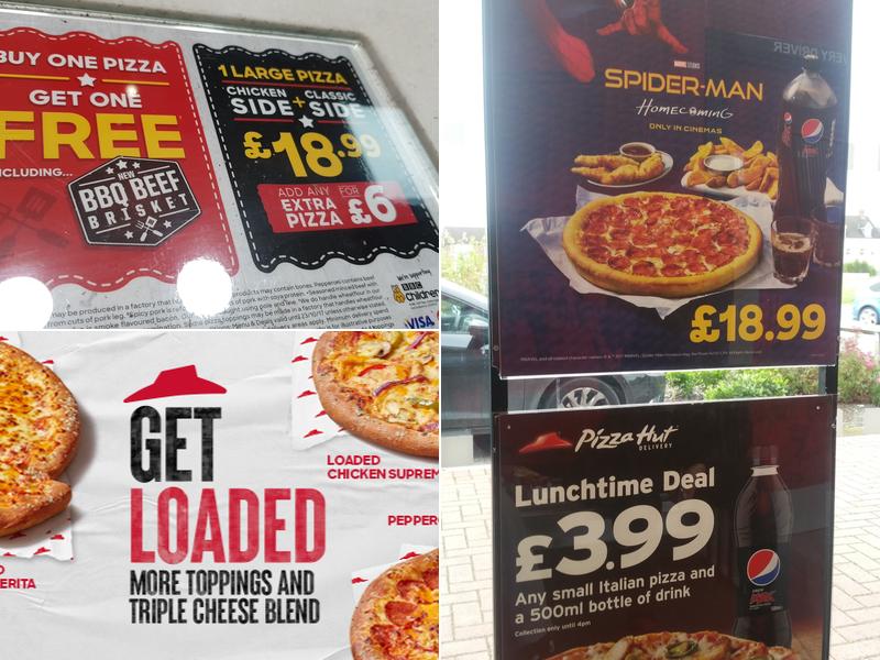 Pizza Hut Delivery Menu
