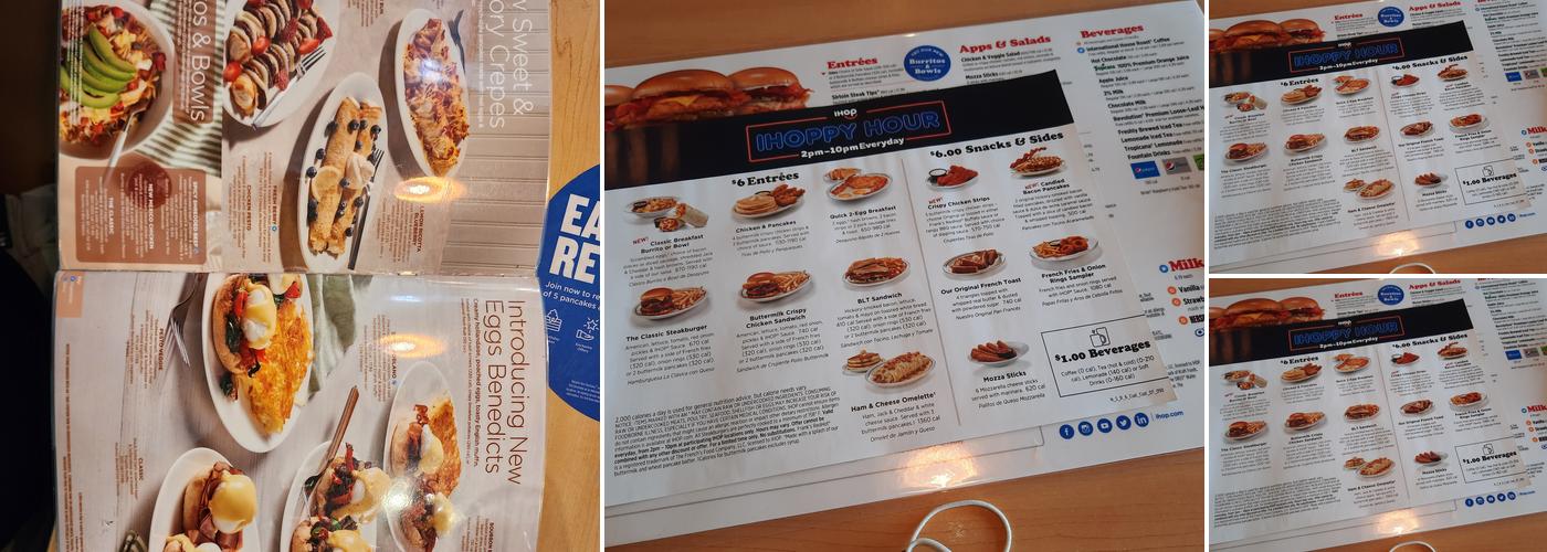 IHOP Menu
