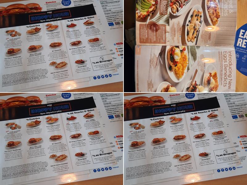 IHOP Menu