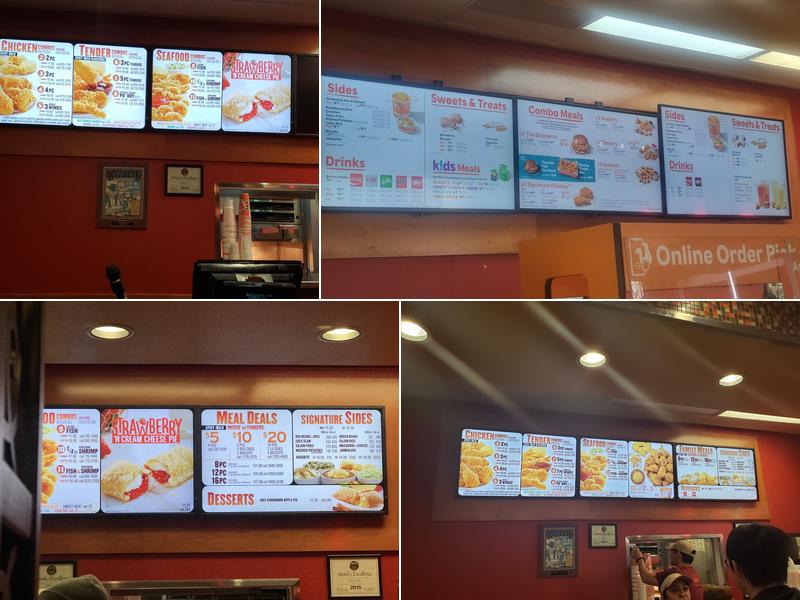 Popeyes Louisiana Kitchen Menu