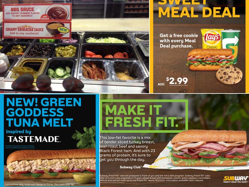 Subway Menu