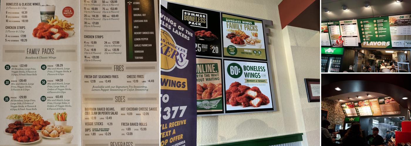 Wingstop Menu