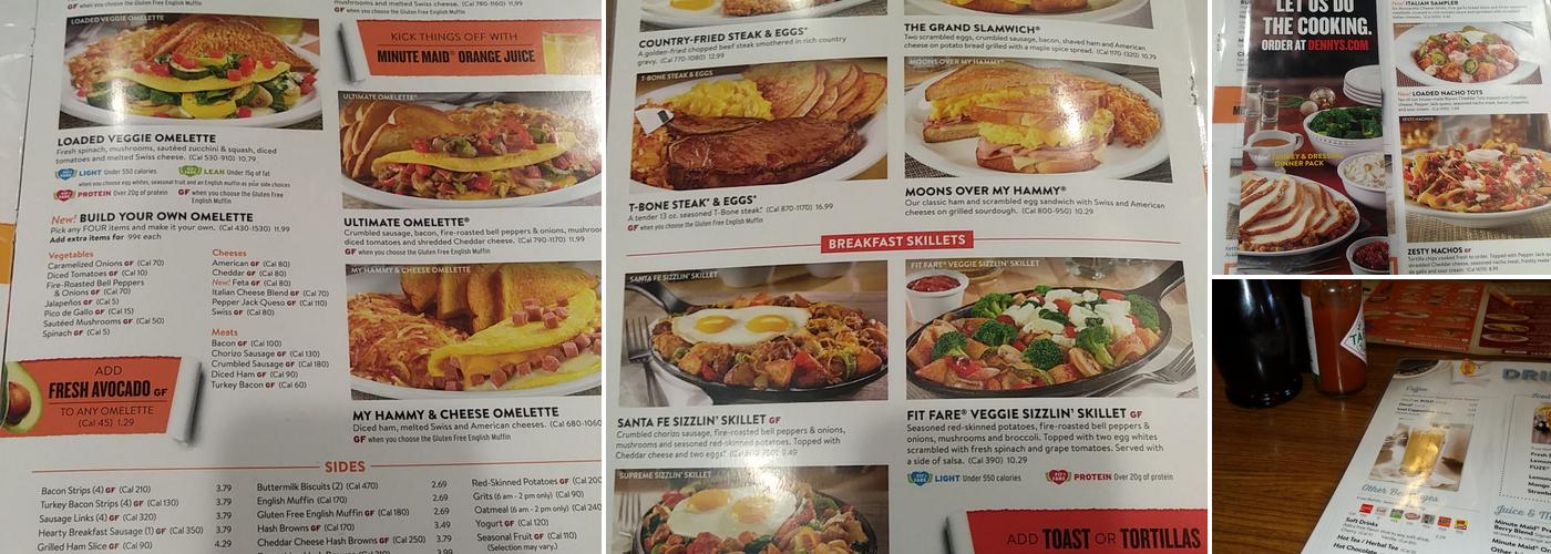 Denny's Menu