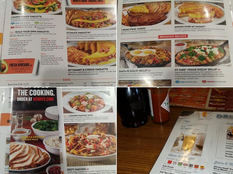 Denny's Menu