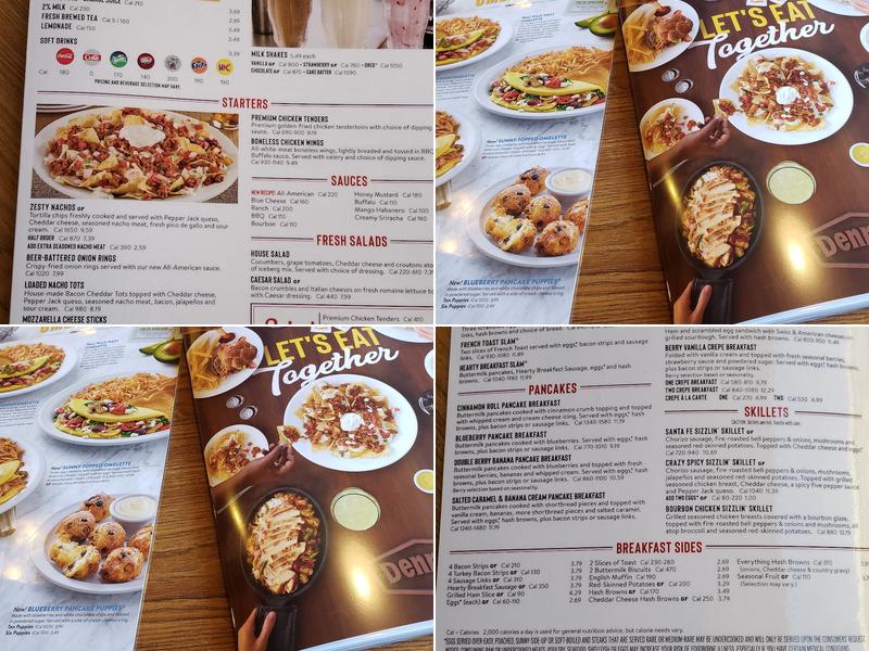 Denny's Menu