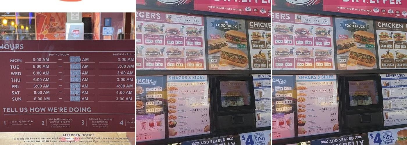 Jack In The Box Menu