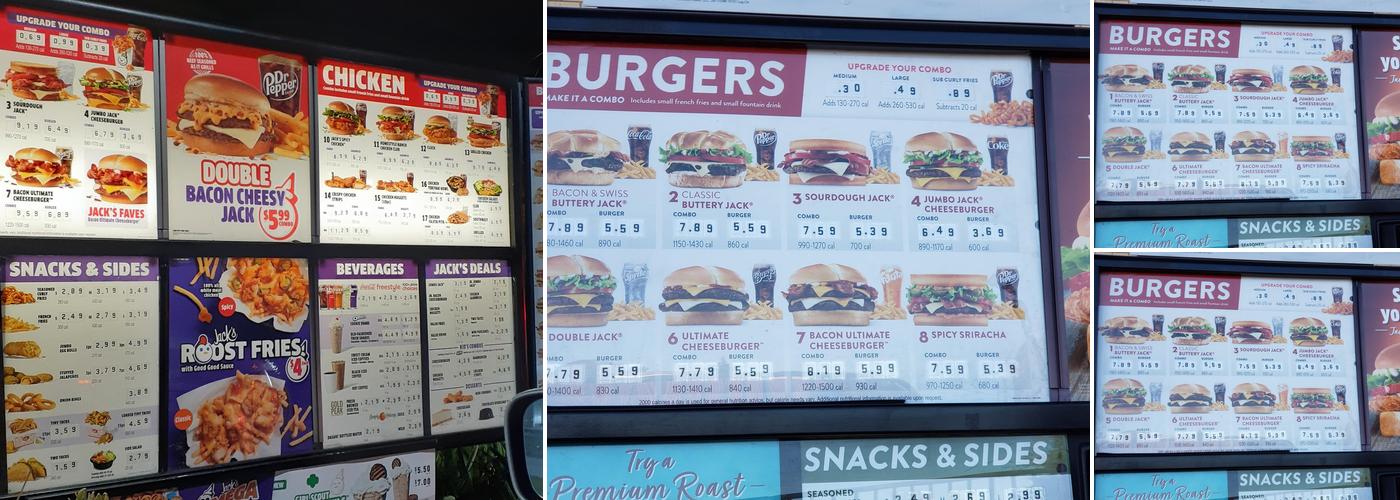Jack In The Box Menu