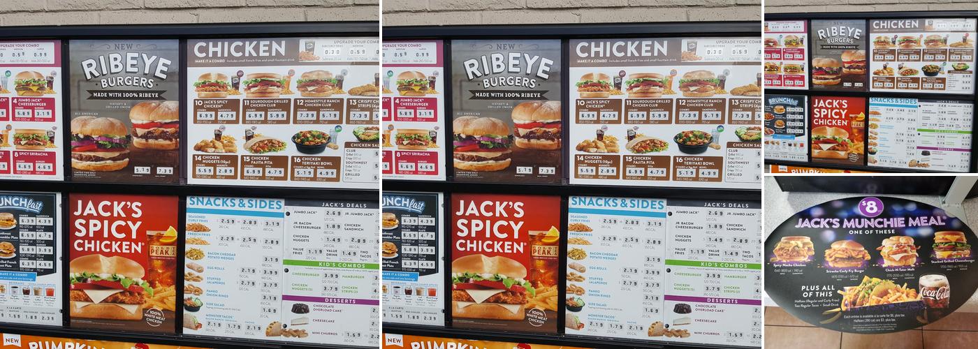 Jack In The Box Menu