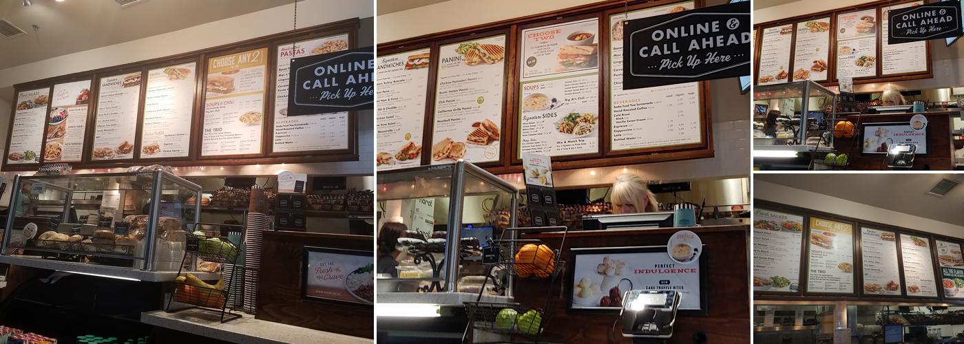 Corner Bakery Cafe Menu