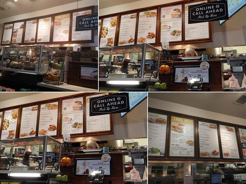 Corner Bakery Cafe Menu